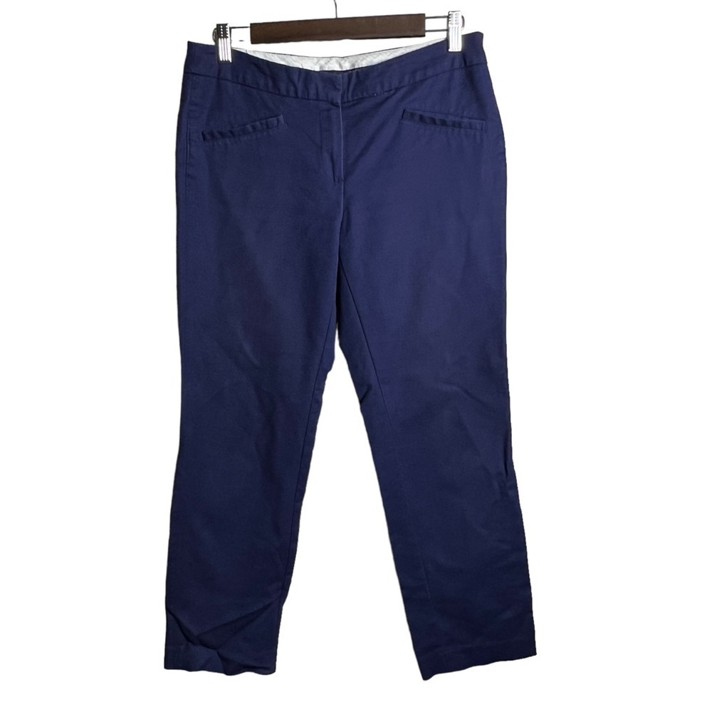 Sandro Studio Chino Pants Women's Size 6 Blue Casual Business